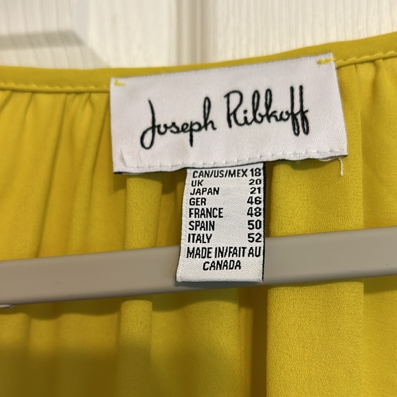 Yellow Embroidered Women's Top - Picture 2 of 4